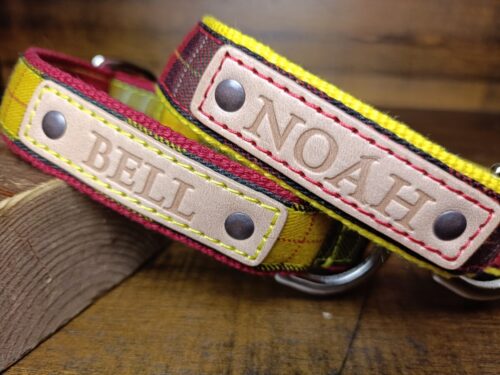 色違いチェックのリンクコーデ